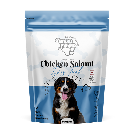 WooFood Chicken Salami Dog Treats -100gm