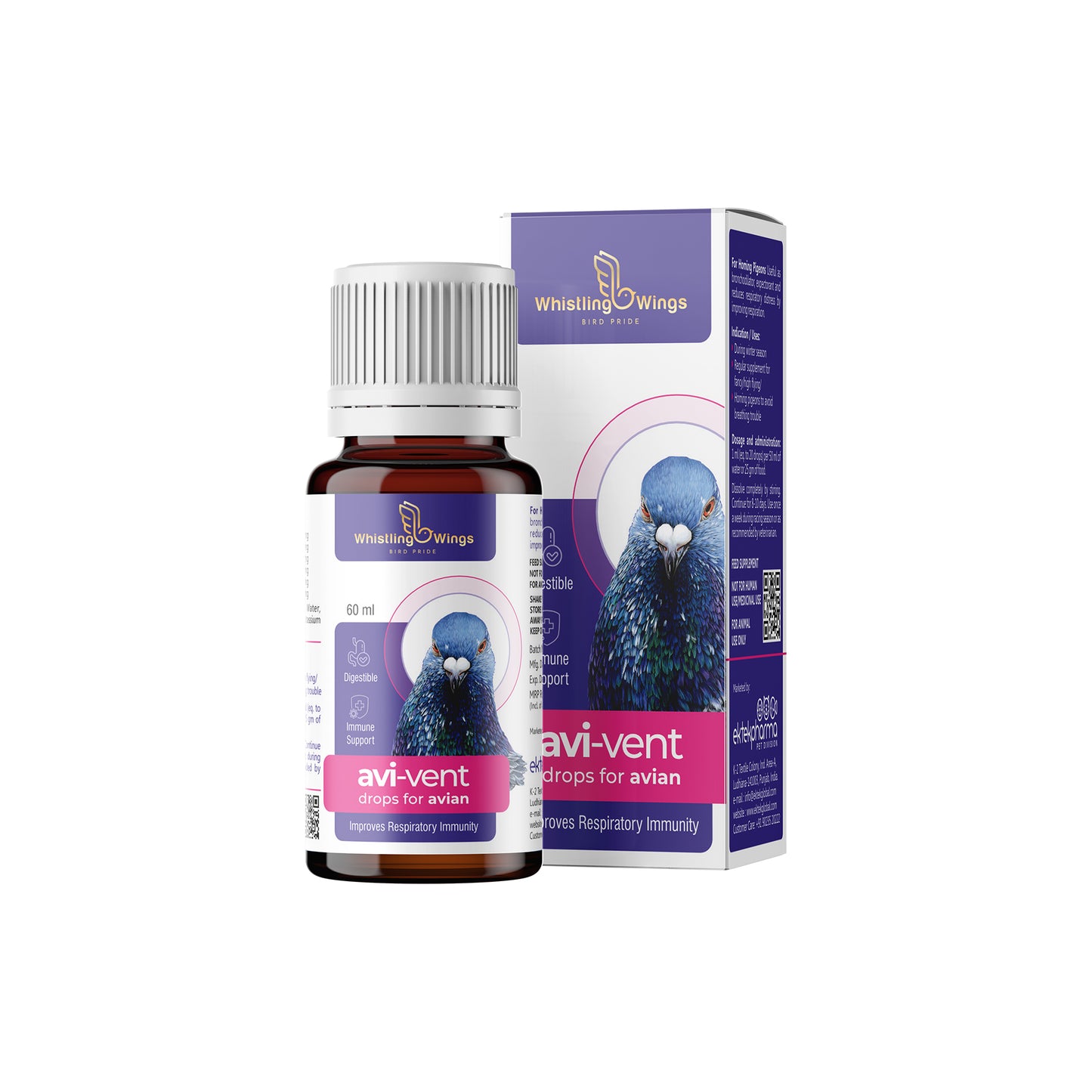Avi-vent drops for avian 60ml