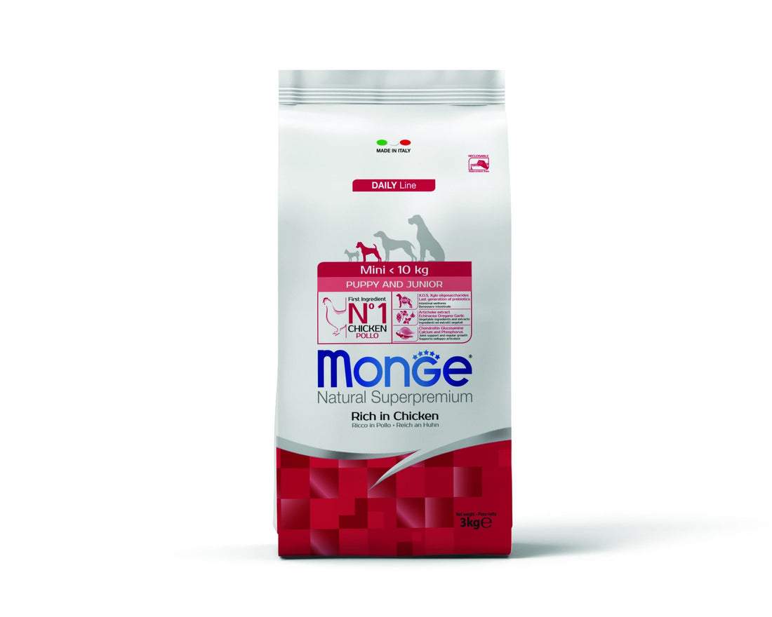 Monge Daily Line – Mini Puppy & Junior 3kg (For Mini Size Puppy Dogs ...