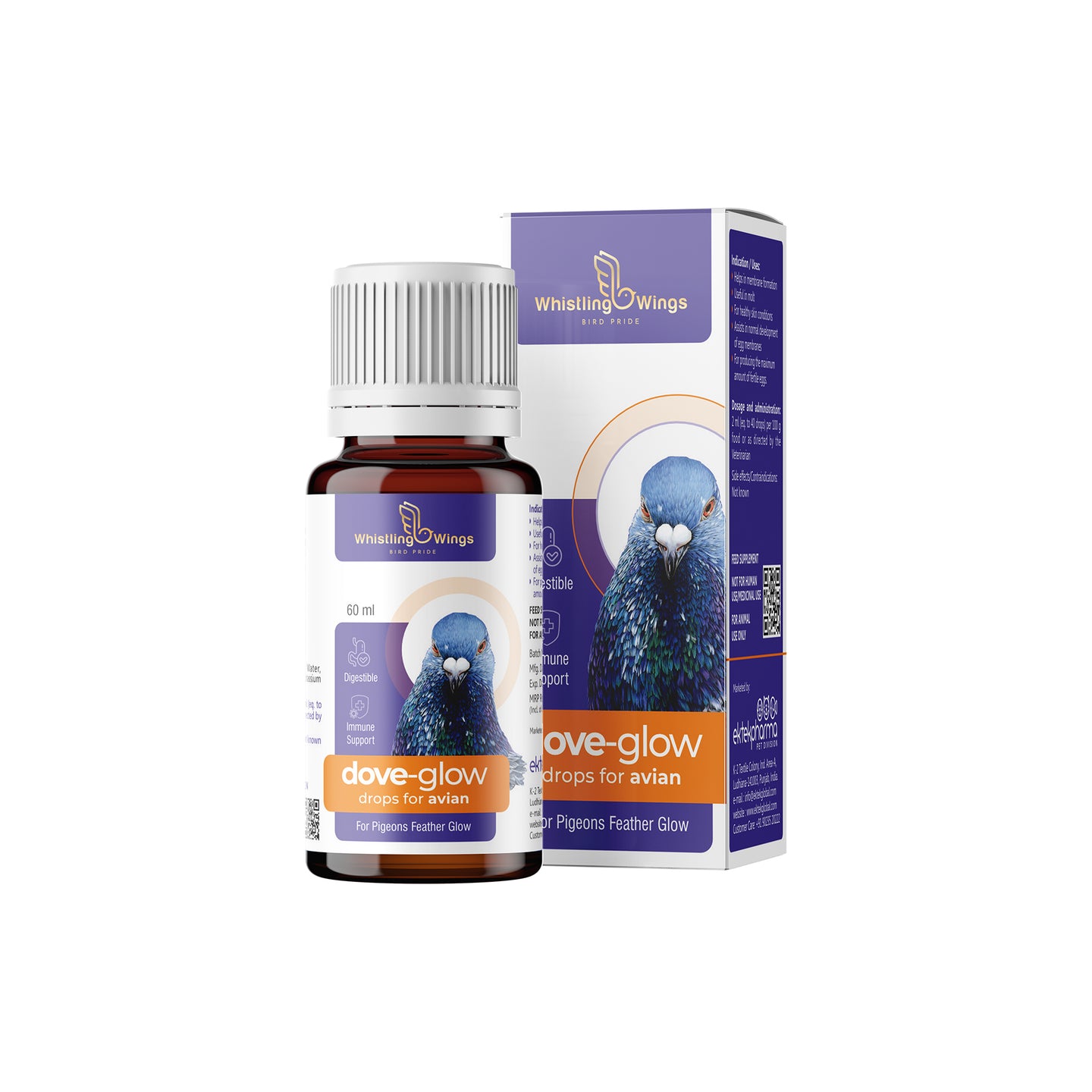 Dove-glow drops for avian 60ML