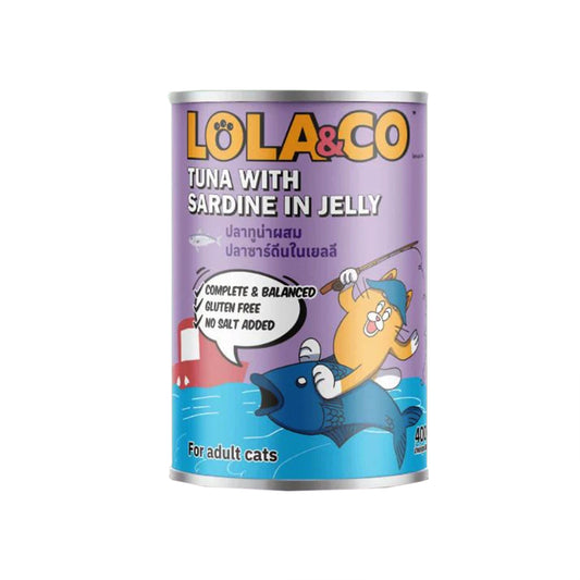 Lola & Co Tuna with Sardine in Jelly – A Delicious & Nutritious Meal for Your Cat