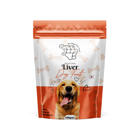 WooFood Dental Chew Liver Dog Treats -100gm