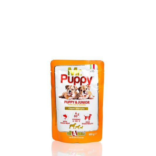 Mr. Puppy Chunks with Tuna 100g (Pack-of-5)