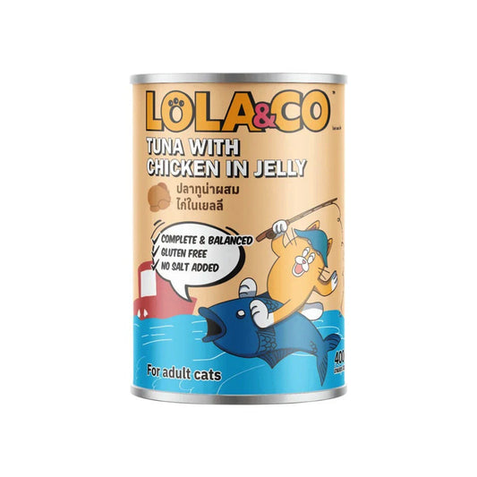 Lola & Co Tuna with Chicken in Jelly – Nutritious & Tasty Meal for Cats
