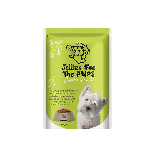 WooFood Chicken Paste (Jellies for Pups) -70gm ( Pack of 5)