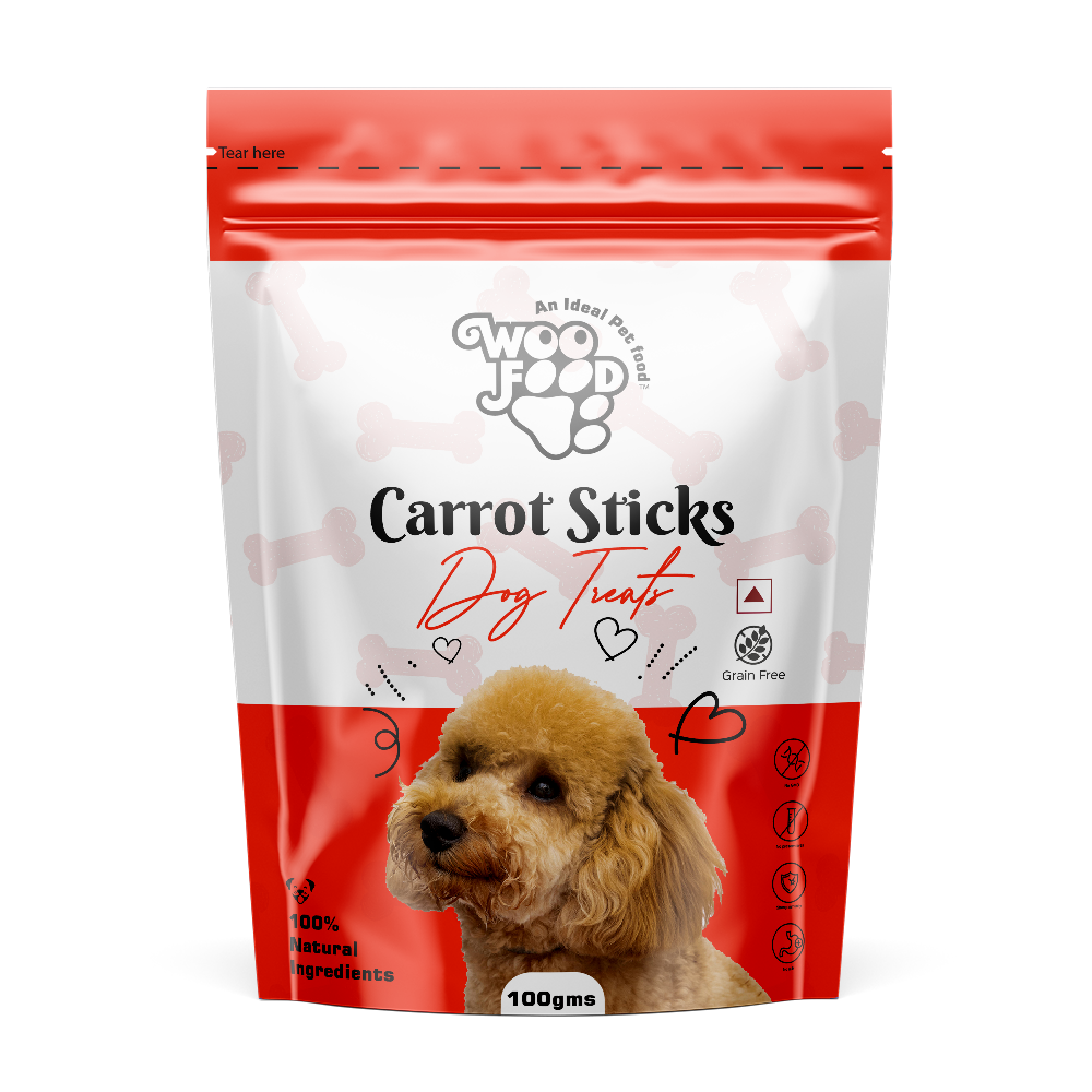 WooFood Carrot Sticks Dog Treats -100gm