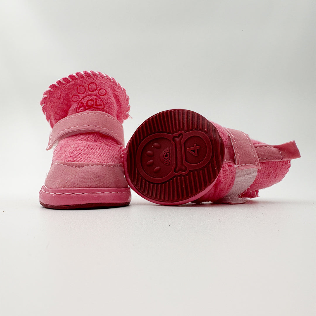 4 size breathable, non-slip paw protectors for small dogs