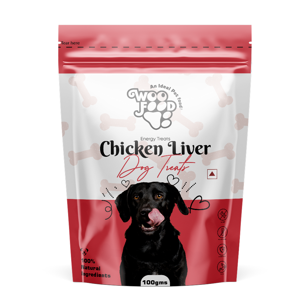 WooFood Chicken Liver Dog Treats -100gm