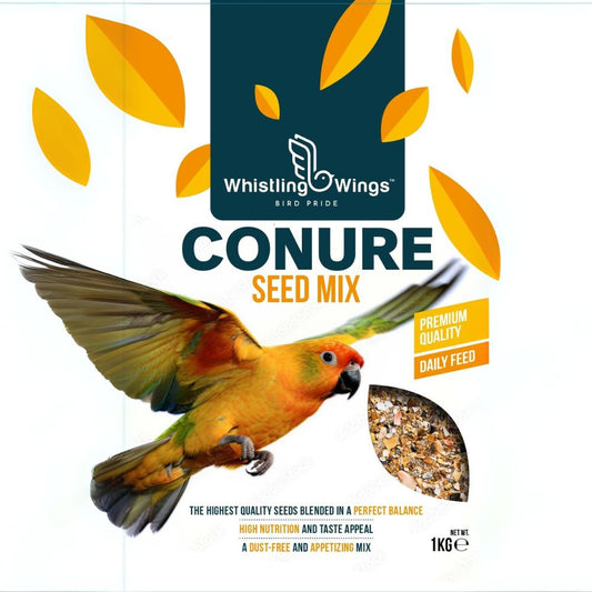 Whistling Wings Conure Seed Mix – Premium Quality Daily Feed