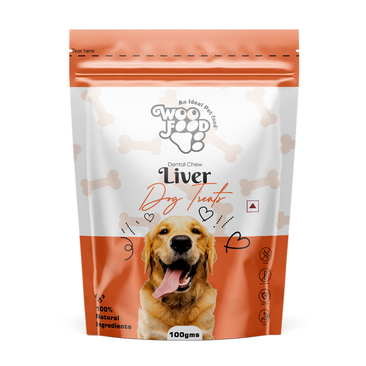 WooFood Dental Chew Liver Dog Treats -100gm