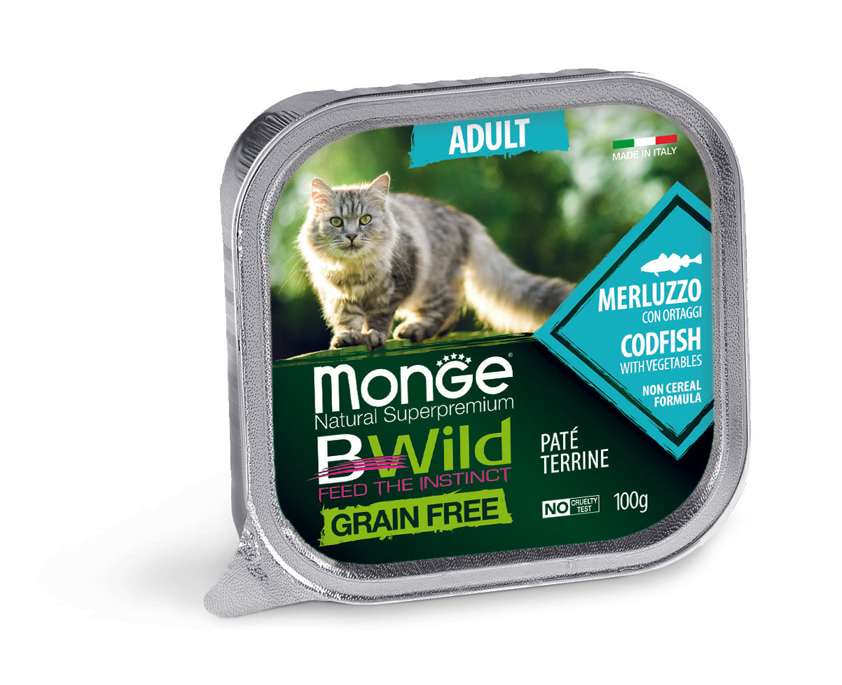 B-Wild-Grain-Free-Pate-Adult-Codfish-with-vegetables-for-Cats-100gm