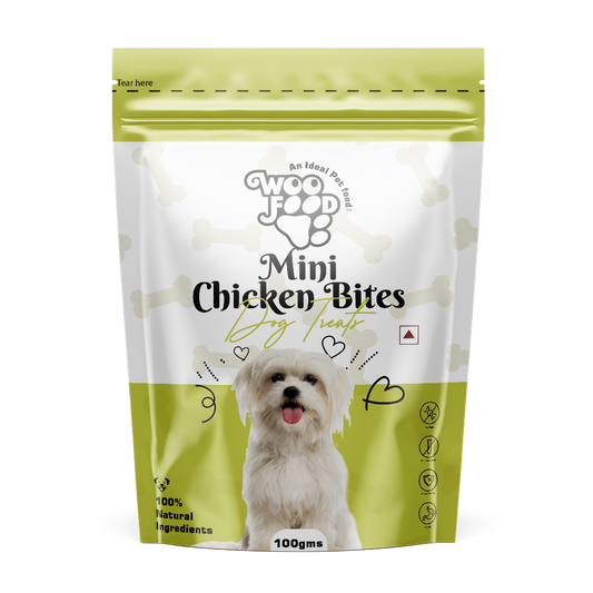 WooFood Mini Chicken Bites Dog Treats -100gm