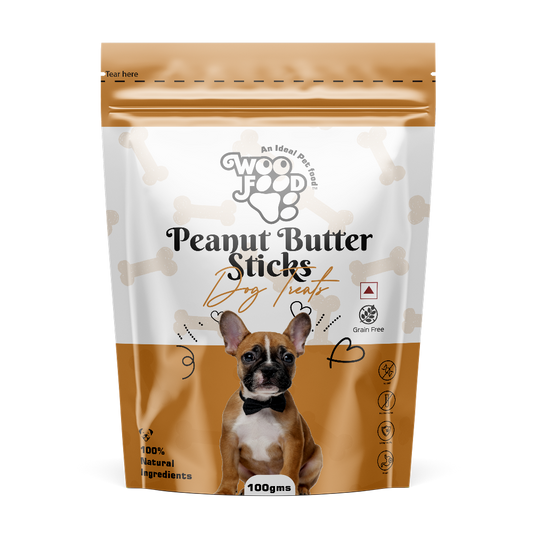 WooFood Peanut Butter Sticks Dog Treats -100gm