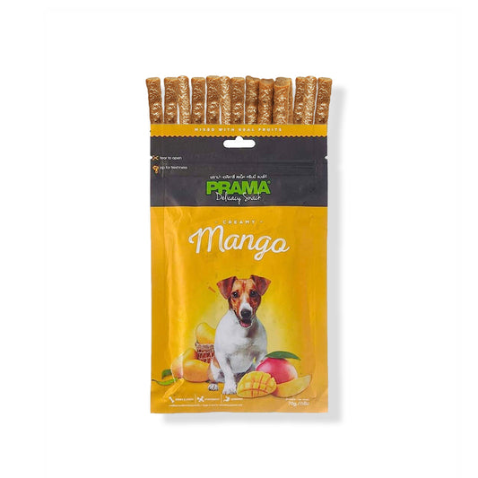 Prama Creamy Mango Dog Treats 70g(Combo Pack of 2)
