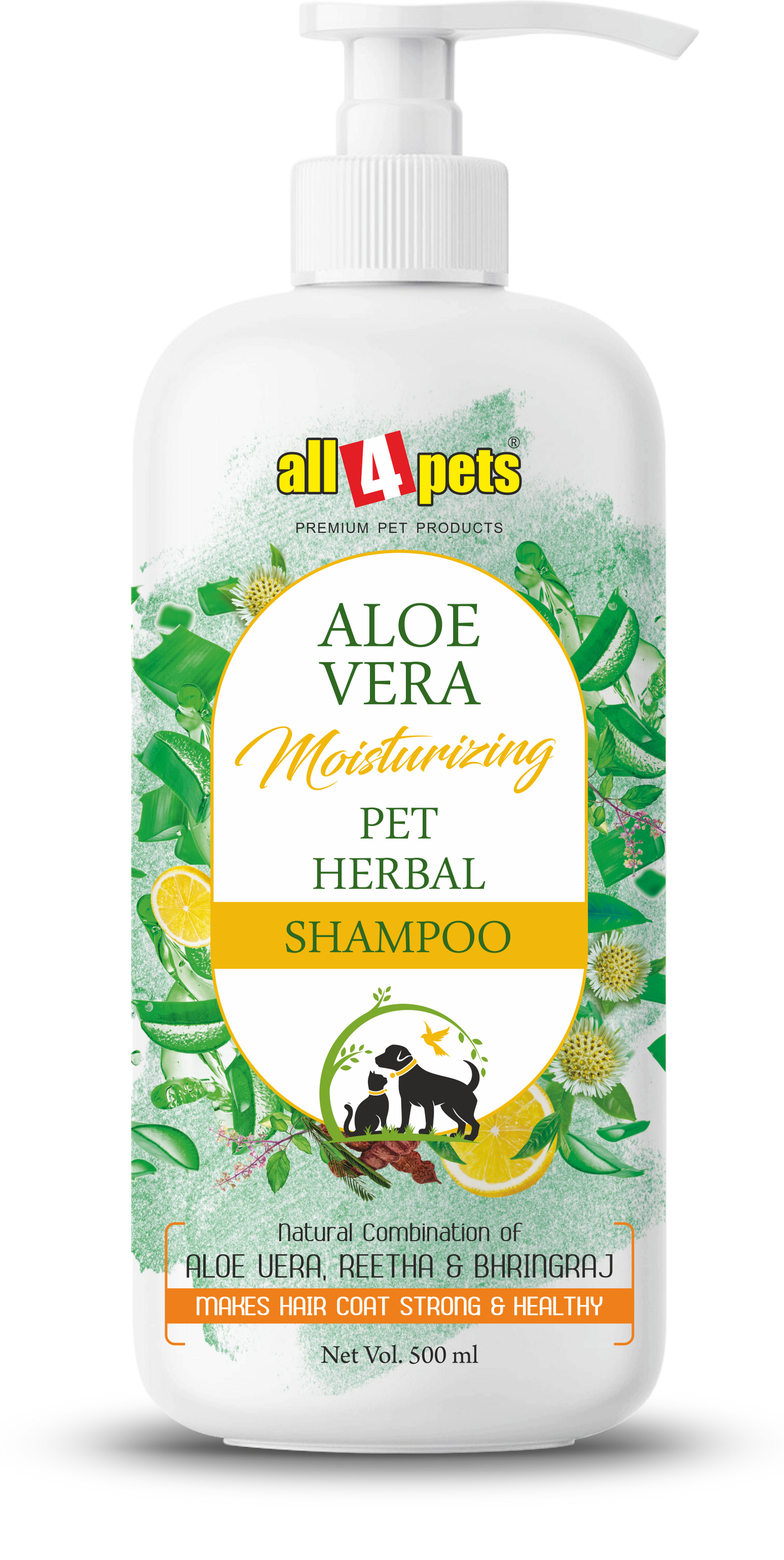 All4pets Aloe Vera Moisturizing Dog Shampoo