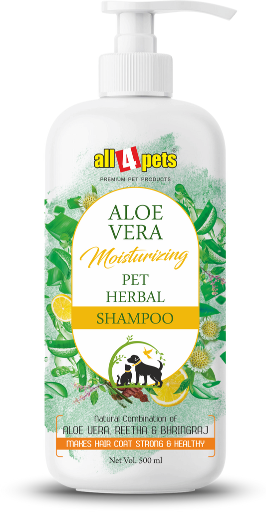 All4pets Aloe Vera Moisturizing Dog Shampoo