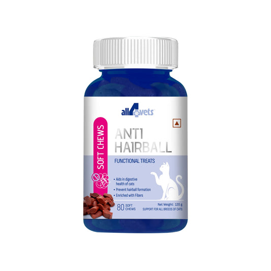 Anti Hairball Chews for Cats – Digestive & Hairball Control Support
