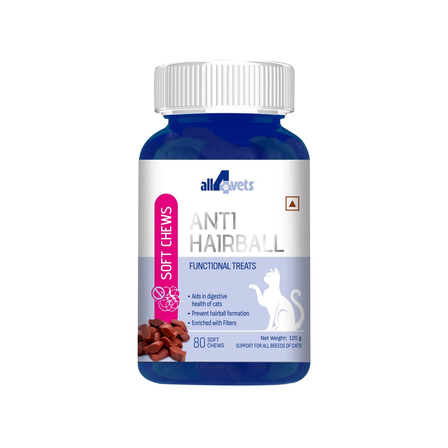 Anti Hairball Chews for Cats – Digestive & Hairball Control Support