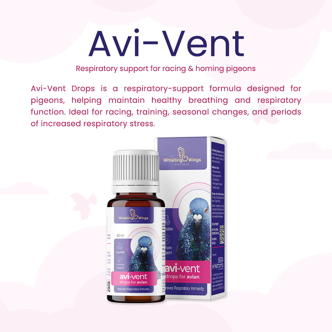 Description of Avi-Vent Drops for Avian 60ml