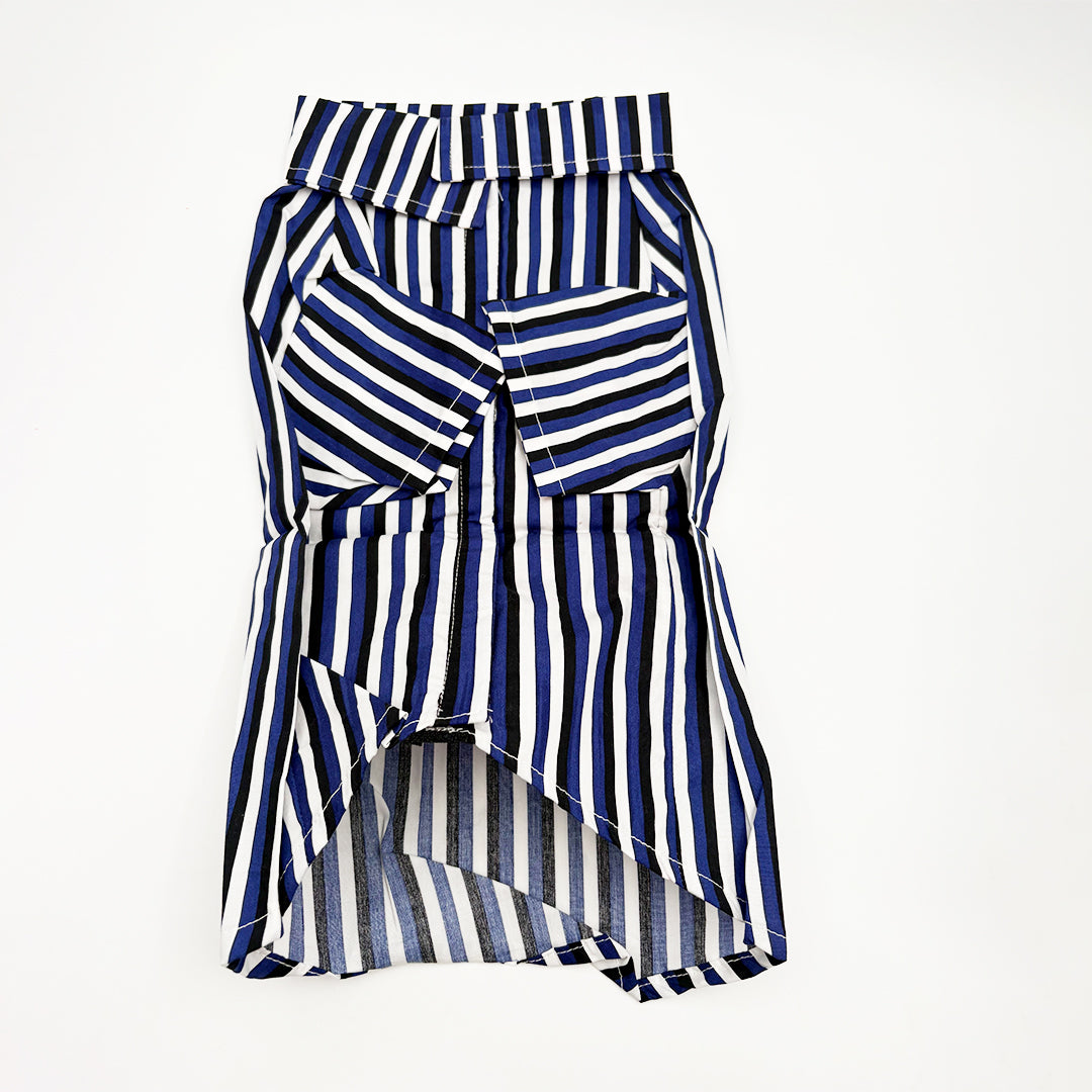 Blue Striped Shirt for Dogs