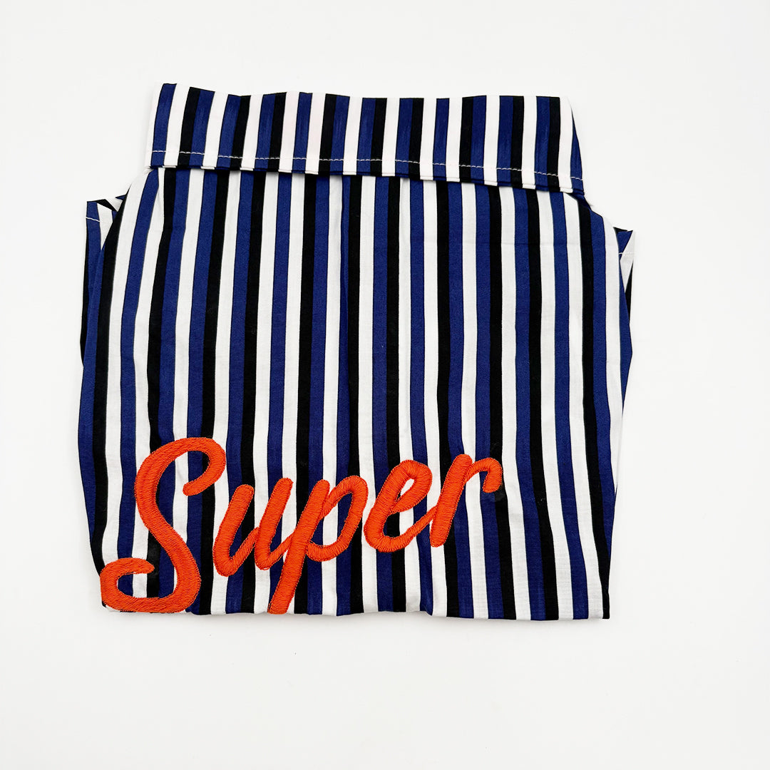 Blue Striped Shirt for Dogs