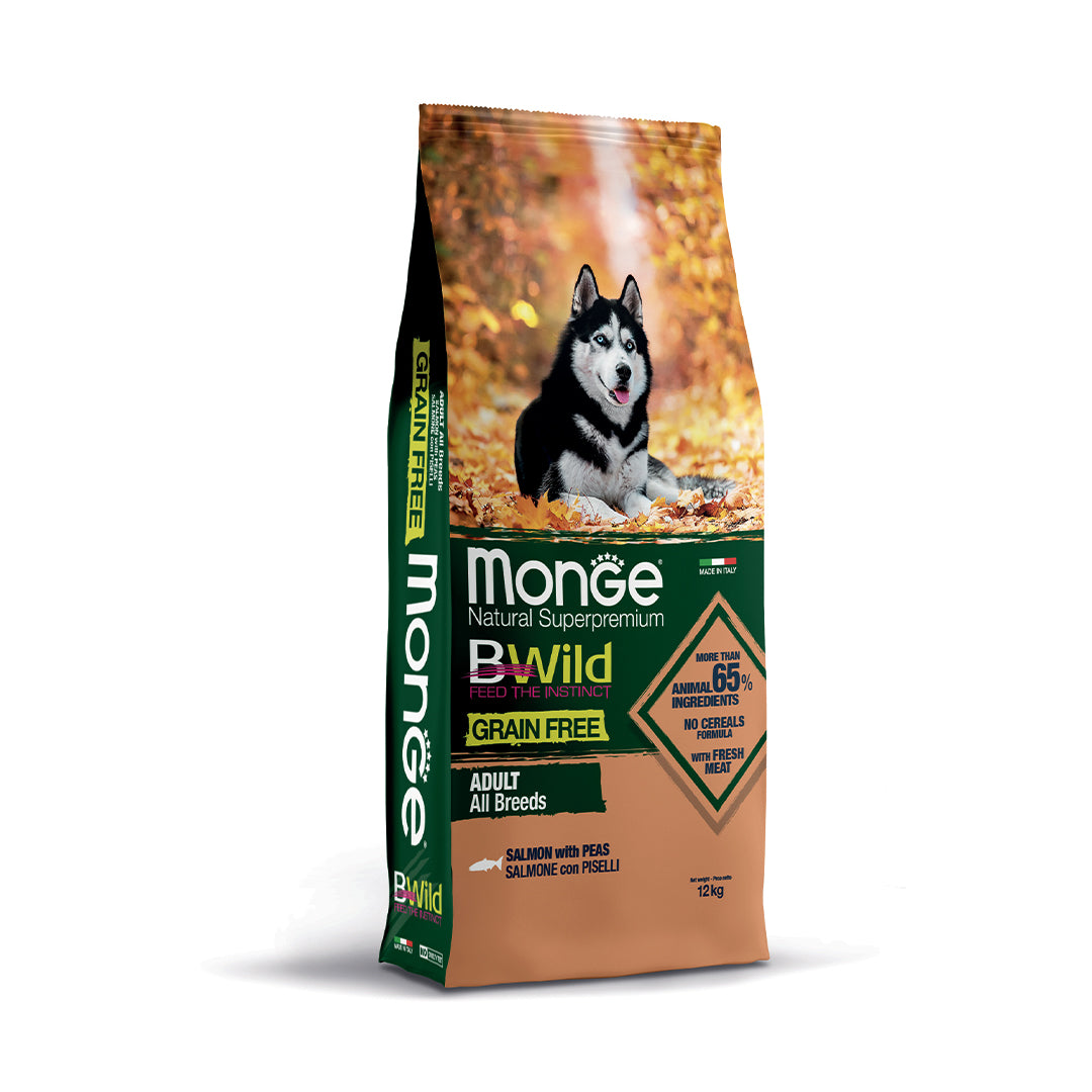 Monge BWild Grain Free Adult Dog Food side
