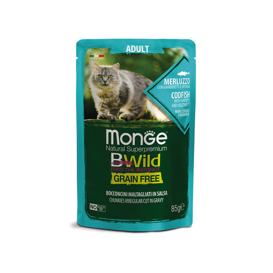 Monge BWild Grain Free Adult Cat Food