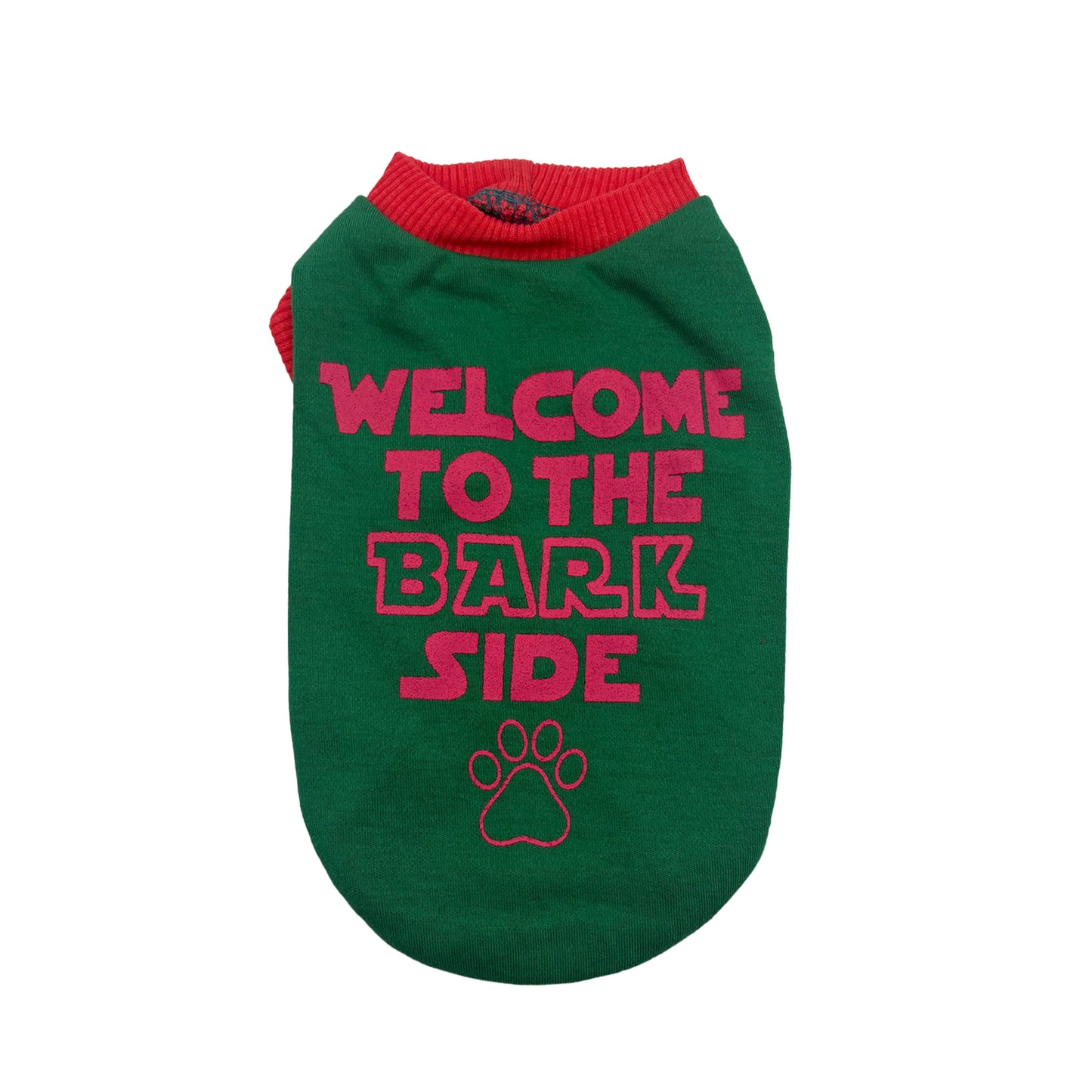 Summer Cotton Dog T-Shirt - Welcome to the Bark Side