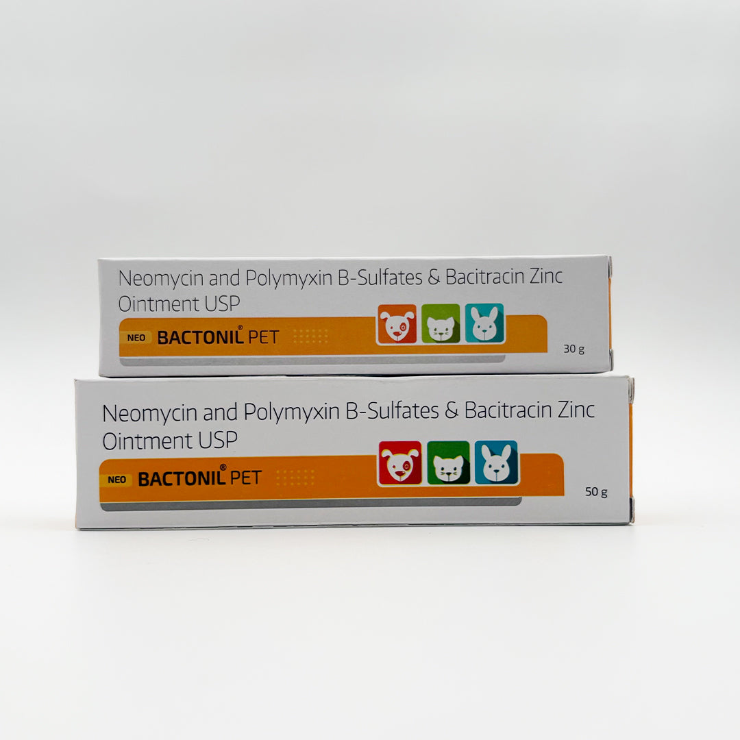 Bactonil pet ointment for dogs and cats 30g and 50g pack