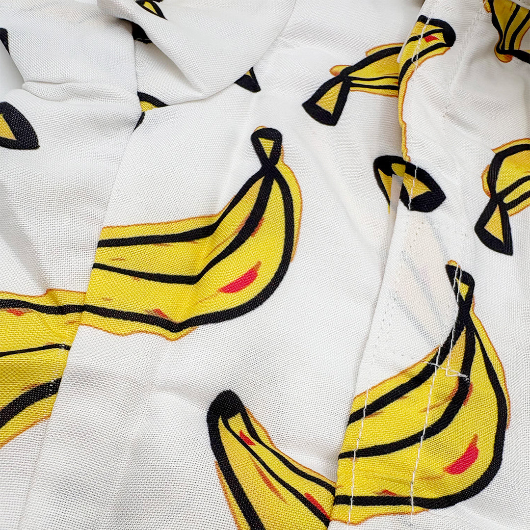 Banana Print Dog Shirt close view