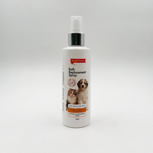 Bath Replacement Spray 200 ml for Dogs and Cats