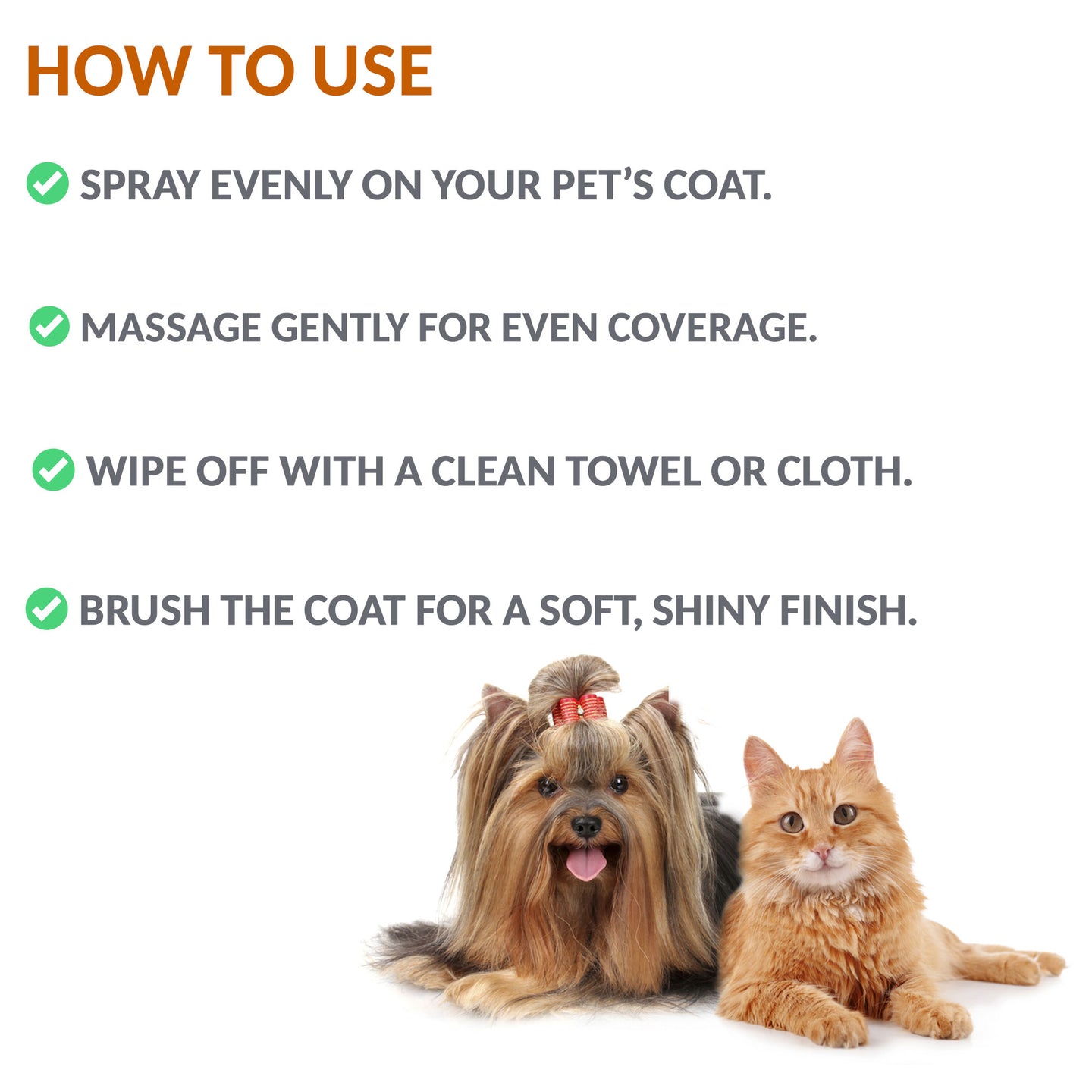 Bath Replacement Spray 200 ml for Dogs and Cats
