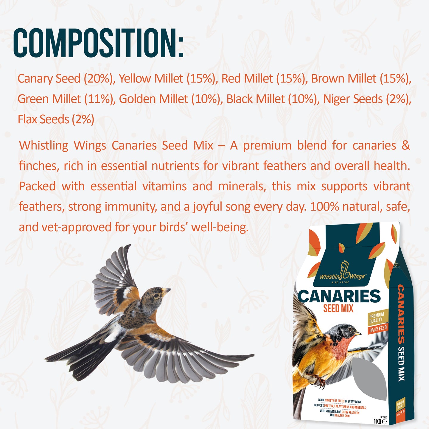Canary Seed Mix | Premium Bird Feed for Canaries & Finches