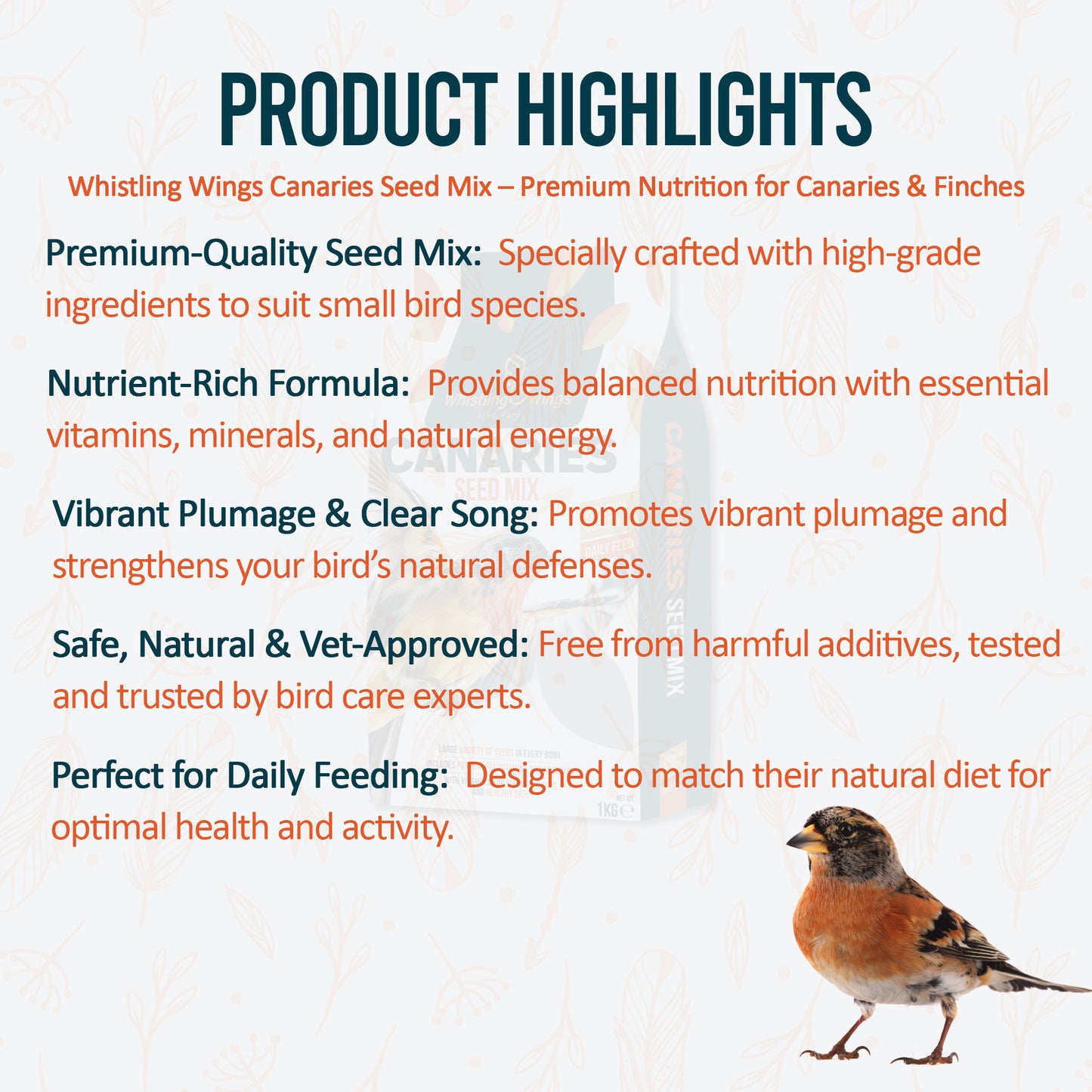 Canary Seed Mix | Premium Bird Feed for Canaries & Finches