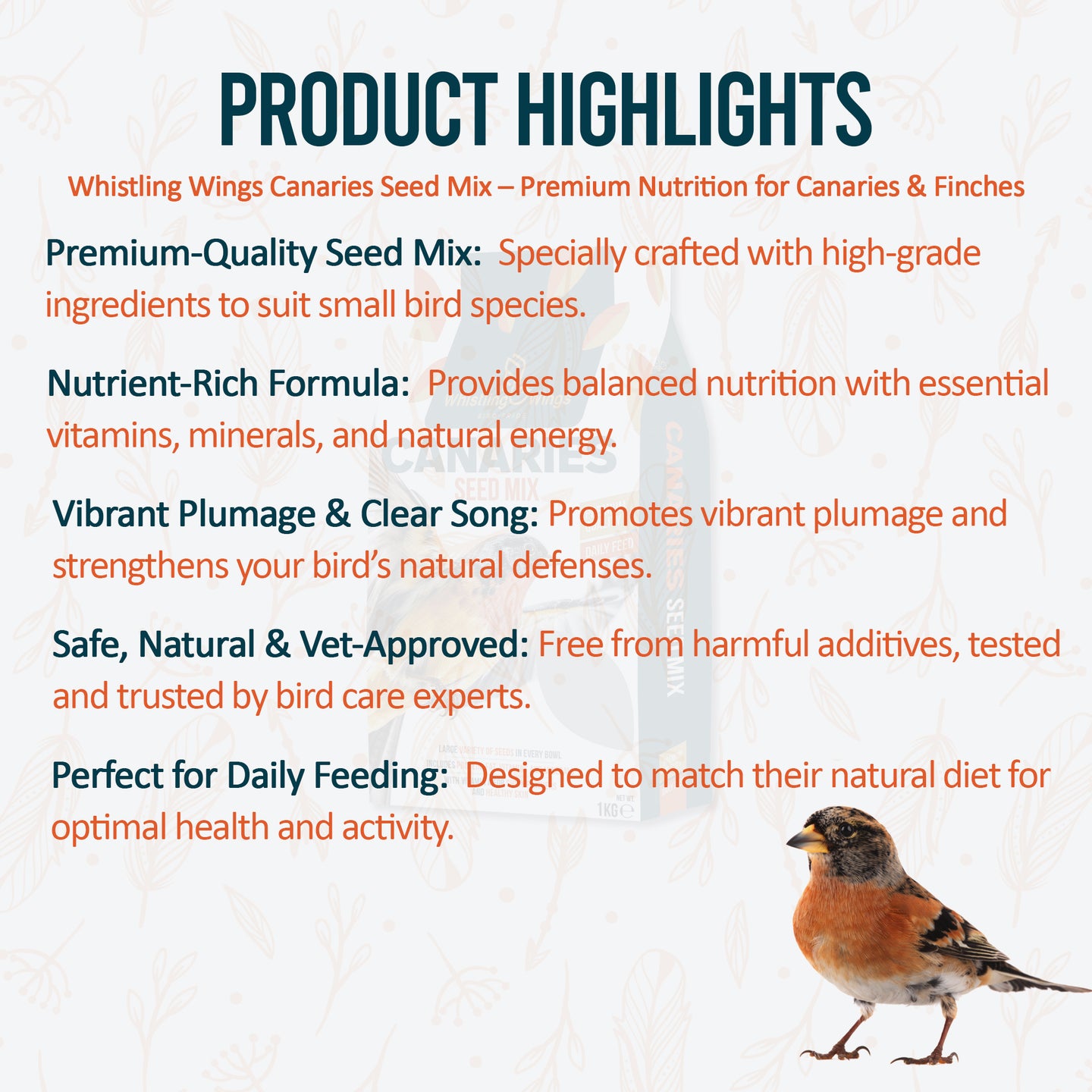 Canary Seed Mix | Premium Bird Feed for Canaries & Finches