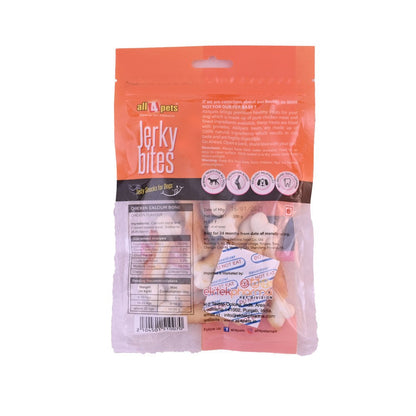 ALL4PETS JERKY BITES-CHICKEN CALCIUM BONE 100GM