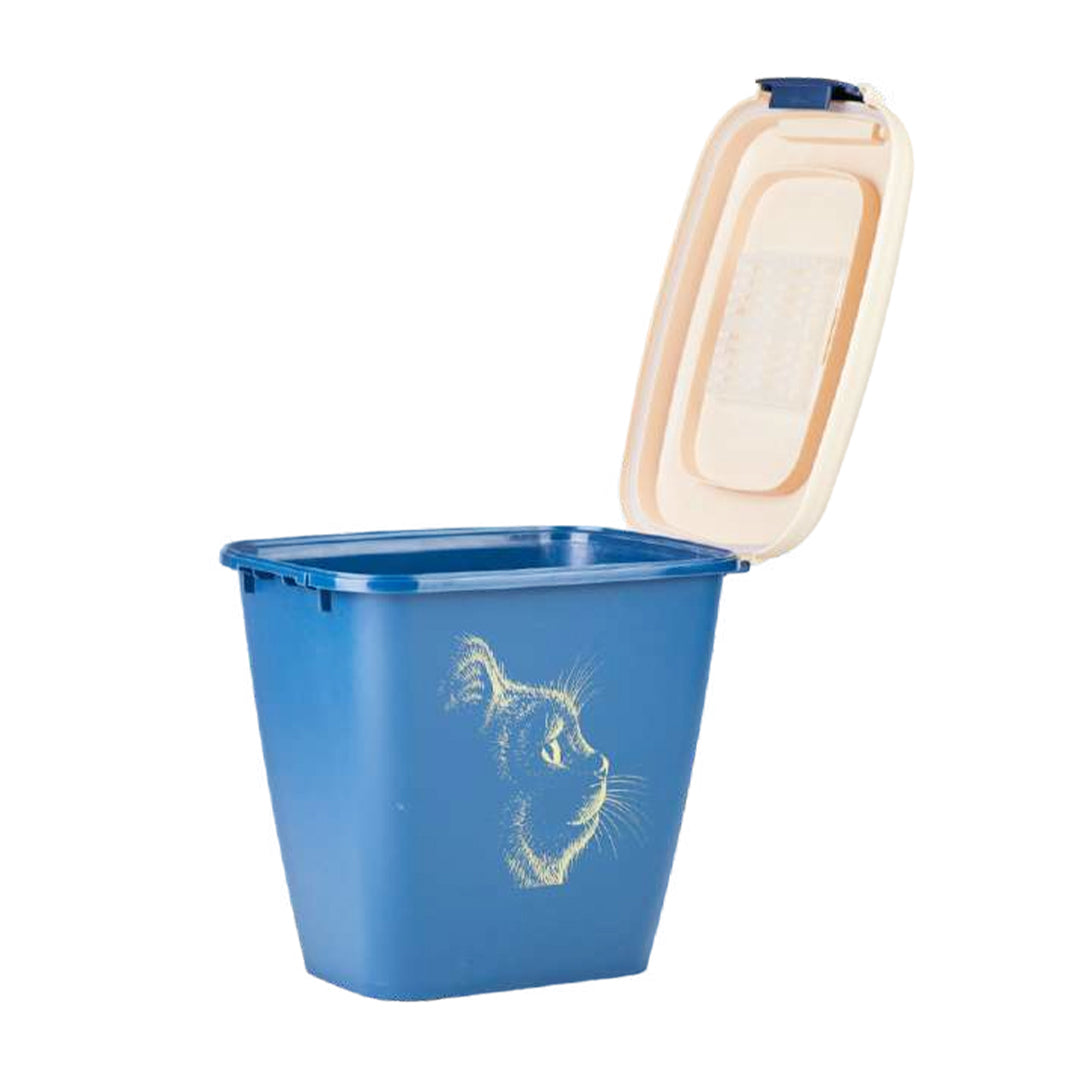 Pet Food Container-Dog/Cat Food Container - Blue