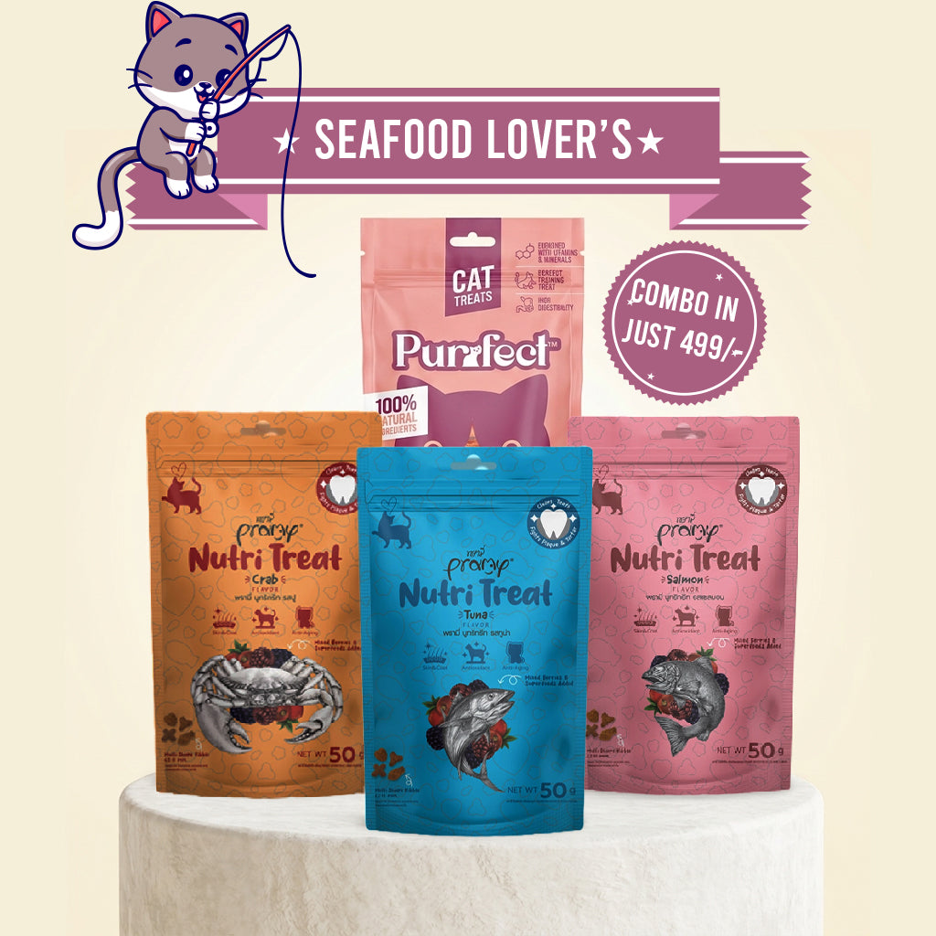 Seafood Lover’s Cat Treat Combo