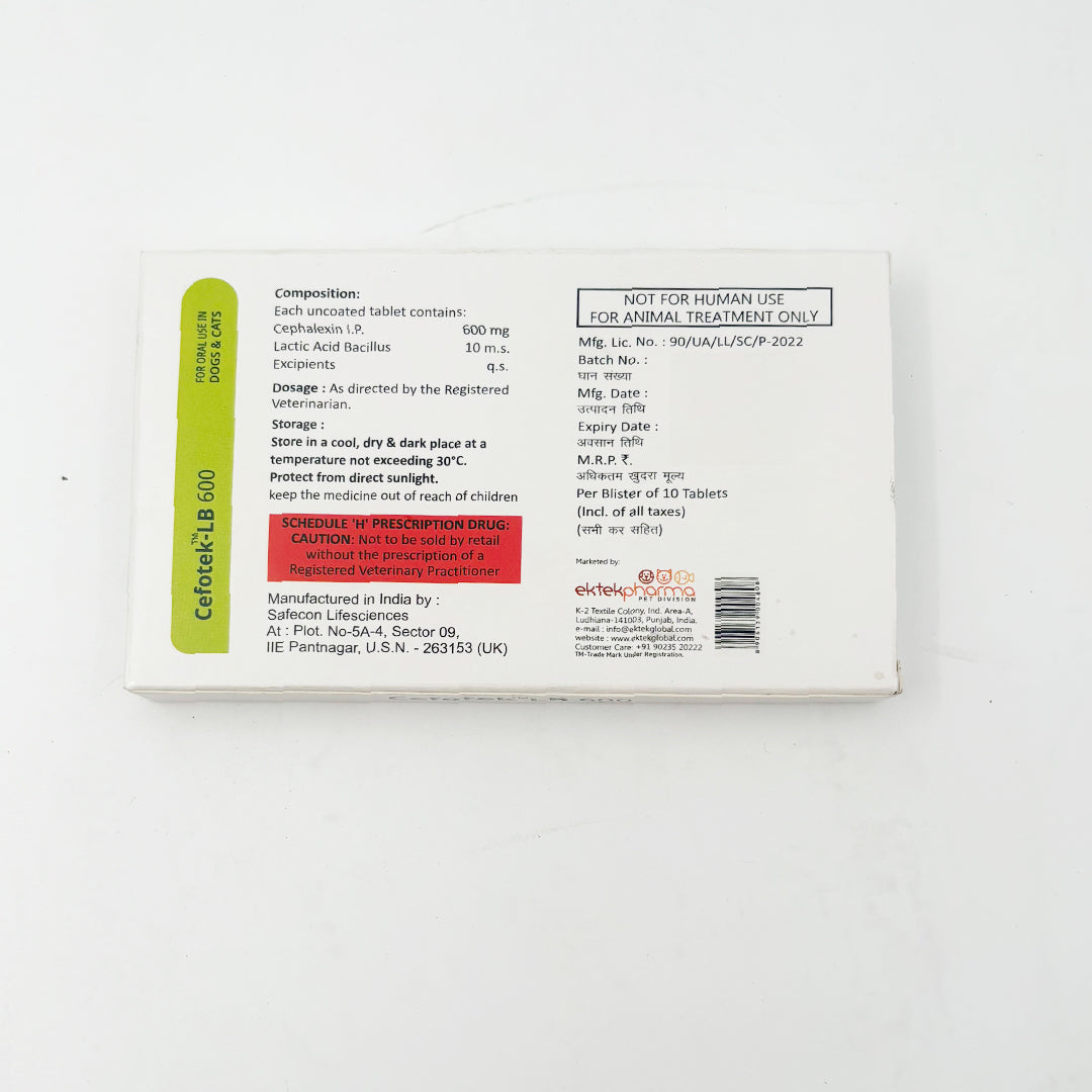 Cefotek-LB Tablets for Dogs & Cats – Gut Health & Digestive Support