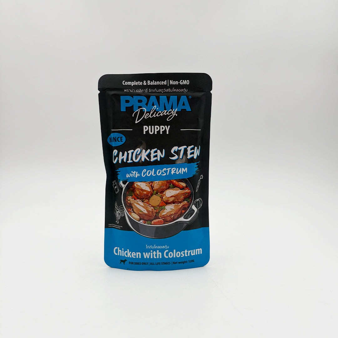 Prama Delicacy Wet Dog Food Pouches 120g (Pack of 3)