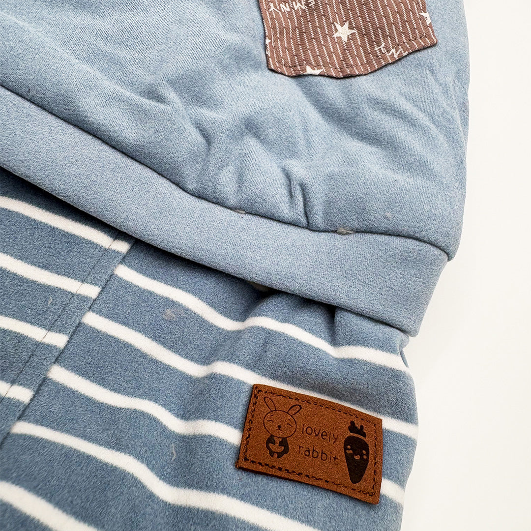 Christmas-ready warm dog outfit for cold weather