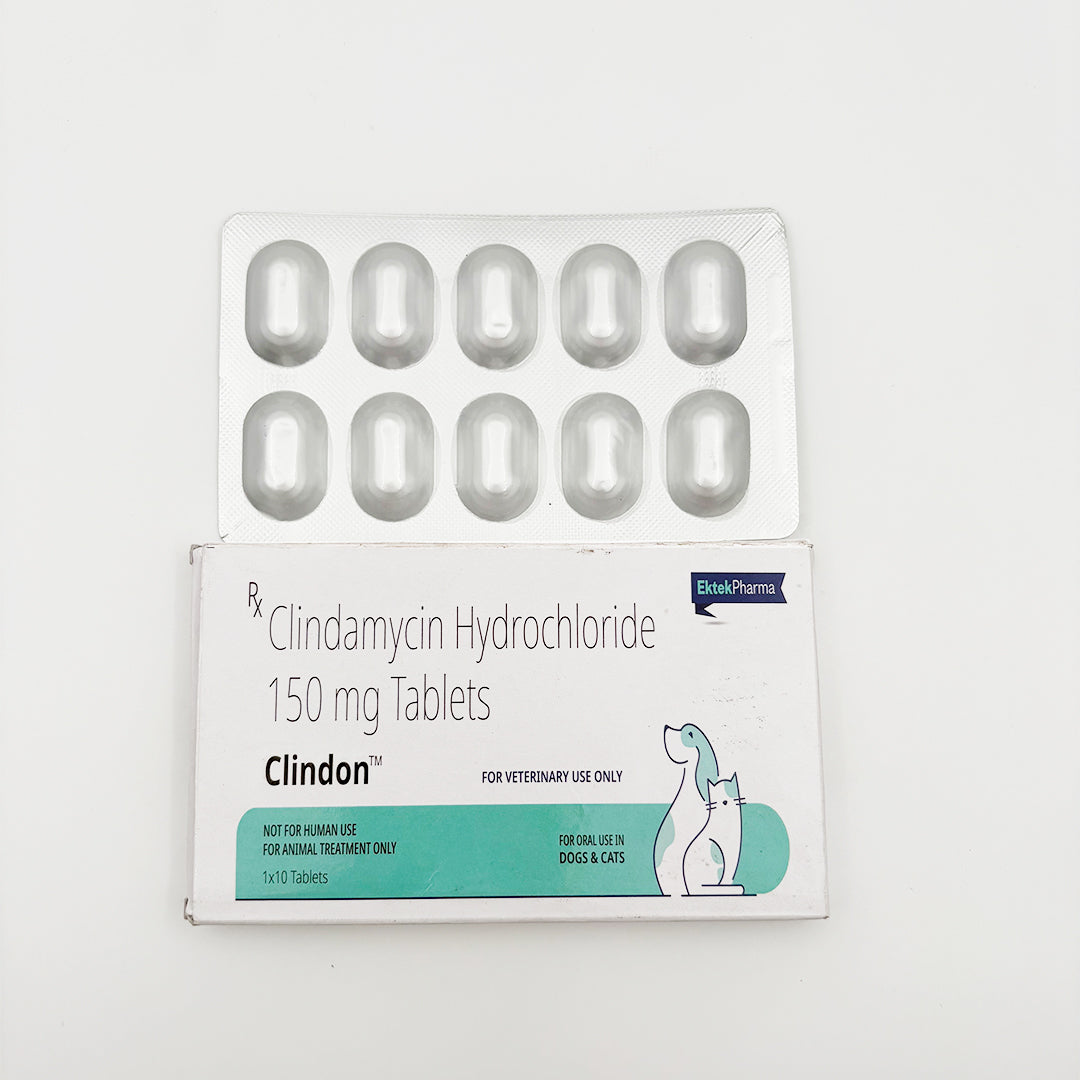 Clindon Clindamycin Hydrochloride 150 mg Tablets open