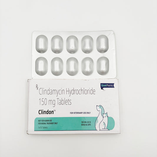 Clindon Clindamycin Hydrochloride 150 mg Tablets open