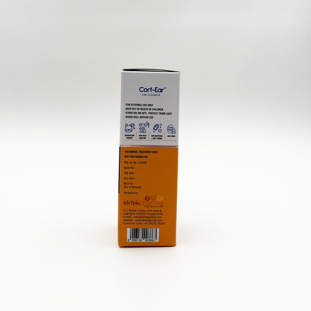 Cort-Ear Ear Cleanser for Dogs & Cats uses