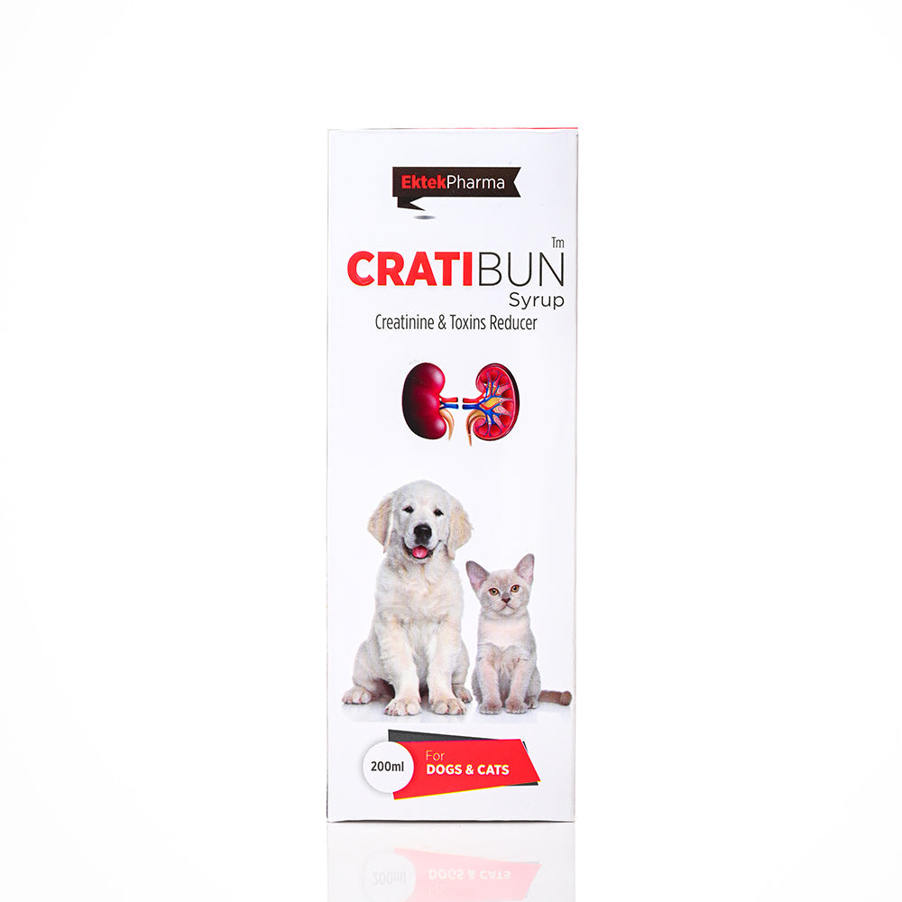 Creatinine support syrup for pets packaging