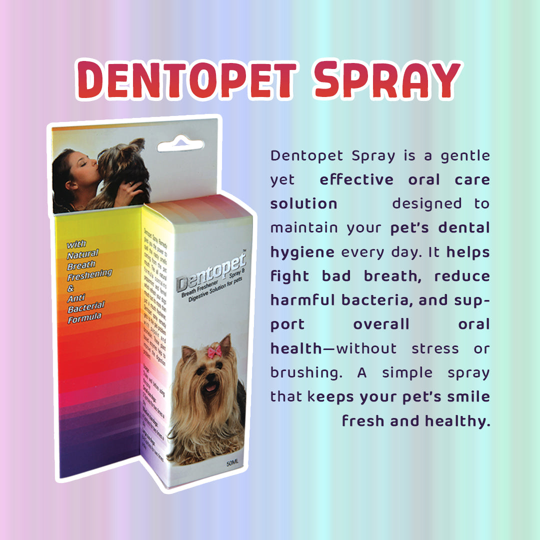Dentopet Teeth Spray for Dogs & Cats – 50 ml
