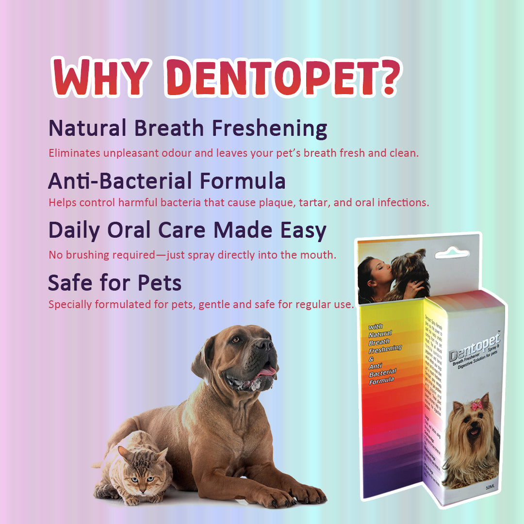 Dentopet Teeth Spray for Dogs & Cats – 50 ml