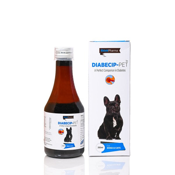 Diabecip Pet Syrup- 200ml A Perfect Companion in Diabetes