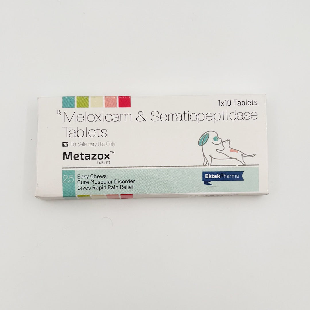 Dog anti inflammatory tablets Metazox veterinary medicine