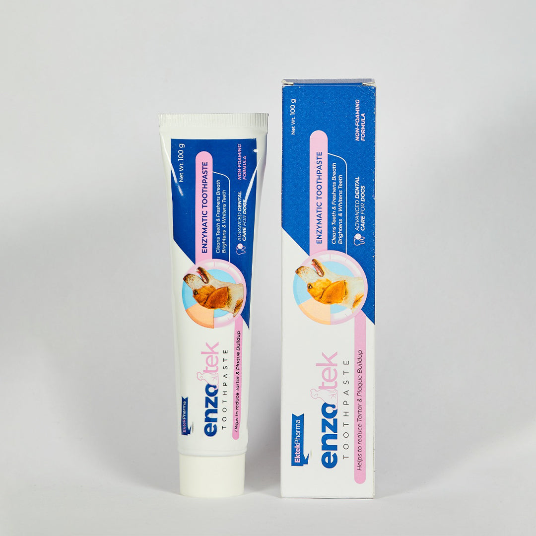 Enzotek Dog Toothpaste for bad breath and plaque control – 100g